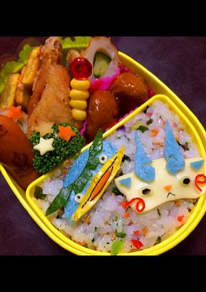妖怪ウォッチ キャラ弁-レシピのメイン写真