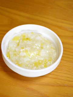 離乳食*中期~『豆腐とさつまいものお粥』-レシピのメイン写真