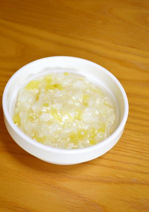 離乳食*中期～『豆腐とさつまいものお粥』-レシピのメイン写真