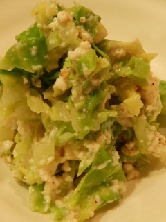春キャベツと豆腐のごま和え-レシピのメイン写真