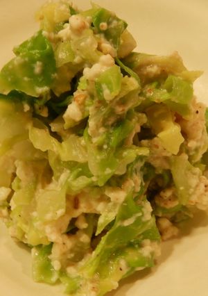 春キャベツと豆腐のごま和え-レシピのメイン写真