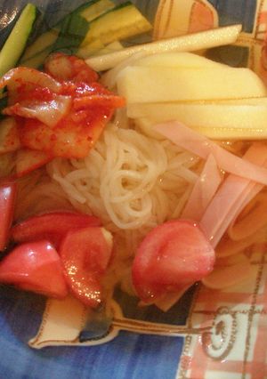 子供向りんご入り冷麺-レシピのメイン写真