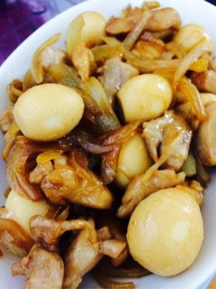 絶品!鶏肉とうずらの酢醤油煮込み-レシピのメイン写真
