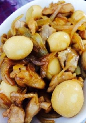 絶品!鶏肉とうずらの酢醤油煮込み-レシピのメイン写真