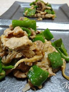 豚肉と舞茸とピーマンの味噌炒め-レシピのメイン写真