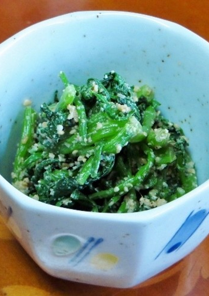 香る三種の葉菜のごま和え-レシピのメイン写真