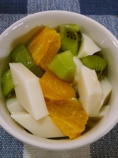 甘酸っぱいスイーツ♡梅干しの種の杏仁豆腐 by mew⁂mam 【クックパッド