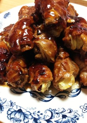 肉巻きキャベツ☆照り焼きソース-レシピのメイン写真