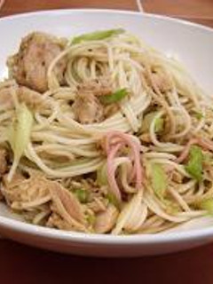 ツナと長ネギの炒めそうめん-レシピのメイン写真