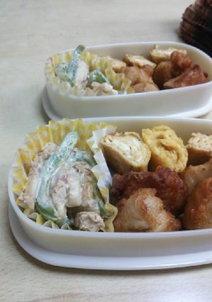 【お弁当】ピーマンとちくわの醤油マヨ和え-レシピのメイン写真