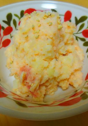 ＊レンジで時短＊たらもサラダ＊-レシピのメイン写真