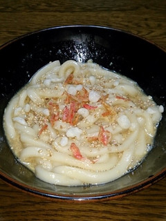 釜玉うどん-レシピのメイン写真