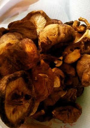 干し野菜☆干し網なし☆お手軽干ししいたけ-レシピのメイン写真