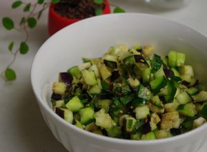 ご飯にかけてね☆胡瓜と茄子の塩揉み♪-レシピのメイン写真
