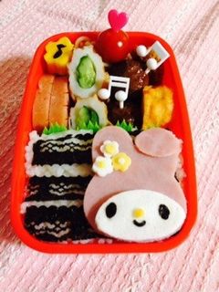 キャラ弁☆マイメロディのり弁-レシピのメイン写真