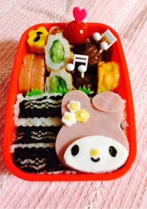 キャラ弁☆マイメロディのり弁-レシピのメイン写真
