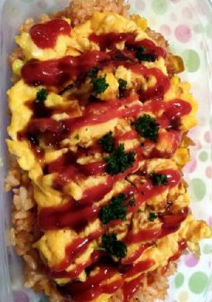 オムライス弁当 ふわふわ卵のせ-レシピのメイン写真