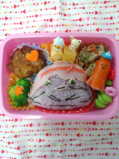 妖怪ウォッチ ドンヨリーヌ キャラ弁-レシピのメイン写真