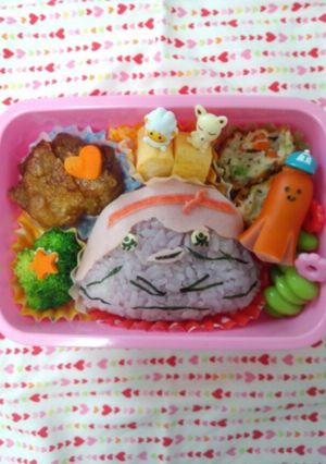 妖怪ウォッチ　ドンヨリーヌ　キャラ弁-レシピのメイン写真