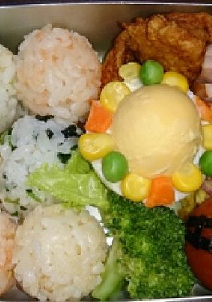 とっても簡単トッキュウジャー弁当★-レシピのメイン写真