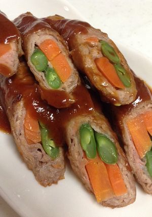 お野菜クルクル◎ポークチャップ-レシピのメイン写真