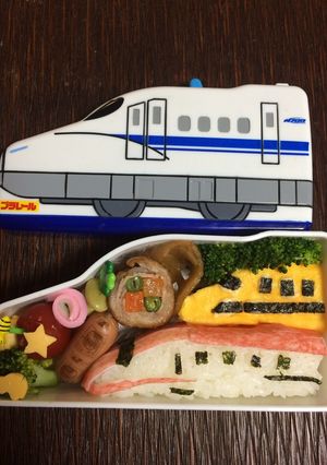 幼稚園児のキャラ弁〜新幹線〜-レシピのメイン写真