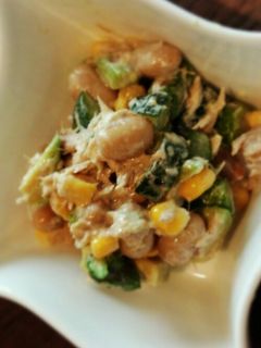 大豆と夏野菜の栄養満点サラダ-レシピのメイン写真