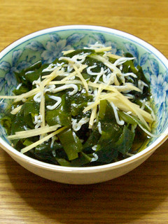 しらすとわかめの酢の物-レシピのメイン写真