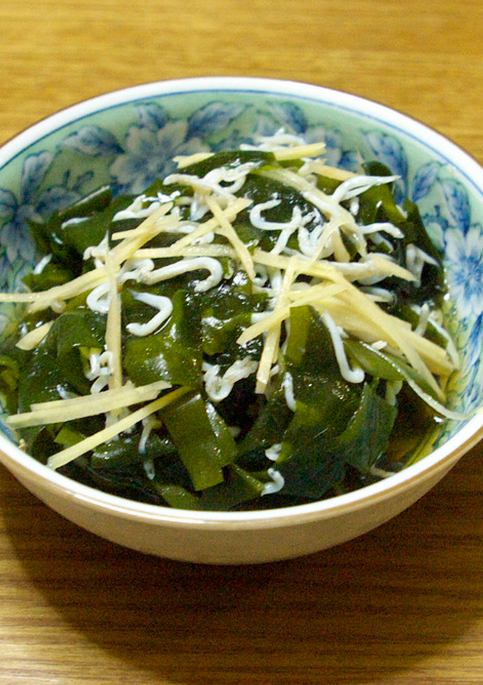 しらすとわかめの酢の物-レシピのメイン写真