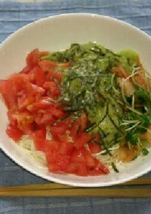 夏にさつぱり、豆腐そうめん！！-レシピのメイン写真