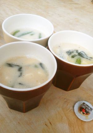 子供でも作れる★豆乳入りのお味噌汁-レシピのメイン写真