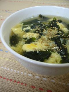 簡単韓国風ワカメスープ-レシピのメイン写真