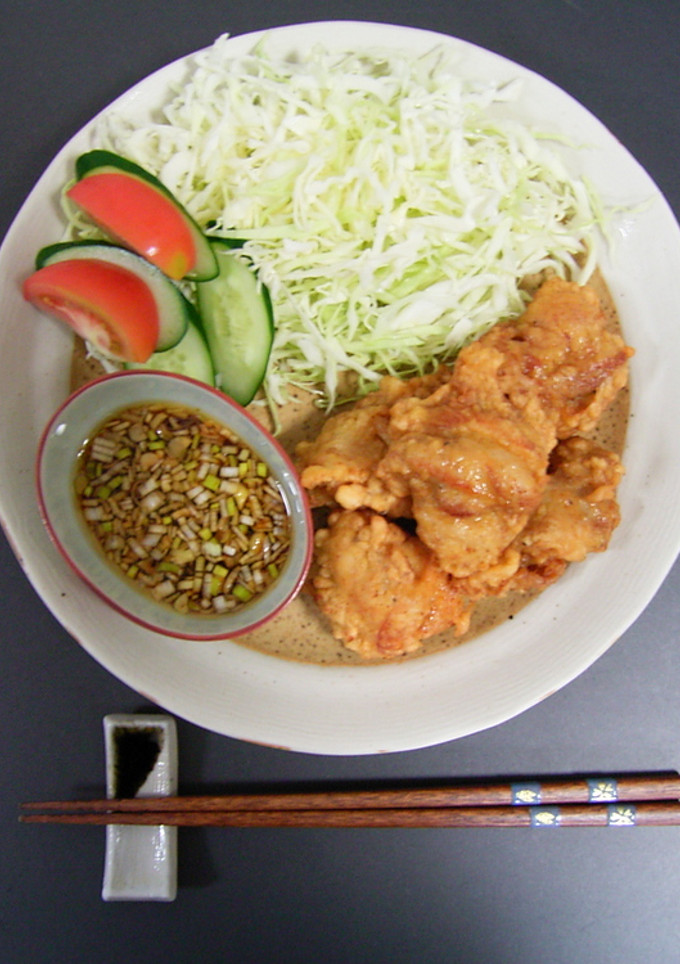 鶏のから揚げ　ネギソース添え-レシピのメイン写真
