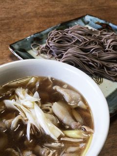 鴨せいろ風☆豚バラのつけ蕎麦-レシピのメイン写真