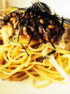 簡単☆我が家のなっとうパスタ-レシピのメイン写真