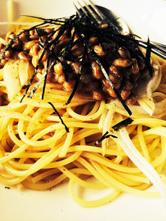 簡単☆我が家のなっとうパスタ-レシピのメイン写真