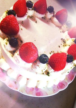 カットしやすい☆生デコレーションケーキ☆-レシピのメイン写真