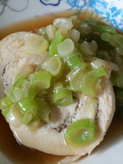 鶏ハムリメイク*ねぎあんかけ-レシピのメイン写真
