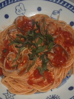 あさりのトマトソースパスタ-レシピのメイン写真