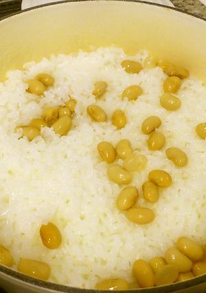 クリーミーな大豆入りご飯-レシピのメイン写真