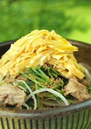 豚肉と豆苗の金ごますりごま炒め-レシピのメイン写真