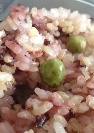 赤米玄米白米豆ご飯-レシピのメイン写真