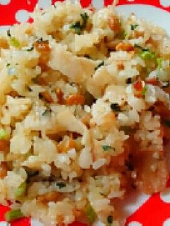 野菜も入れましょ★納豆炒飯-レシピのメイン写真