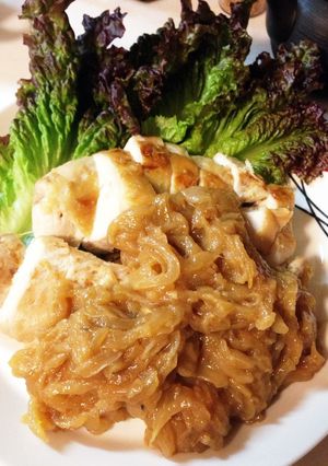 チキンのあめ色玉ねぎ添え-レシピのメイン写真