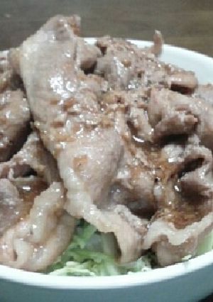 簡単❗ガッツリ豚丼-レシピのメイン写真