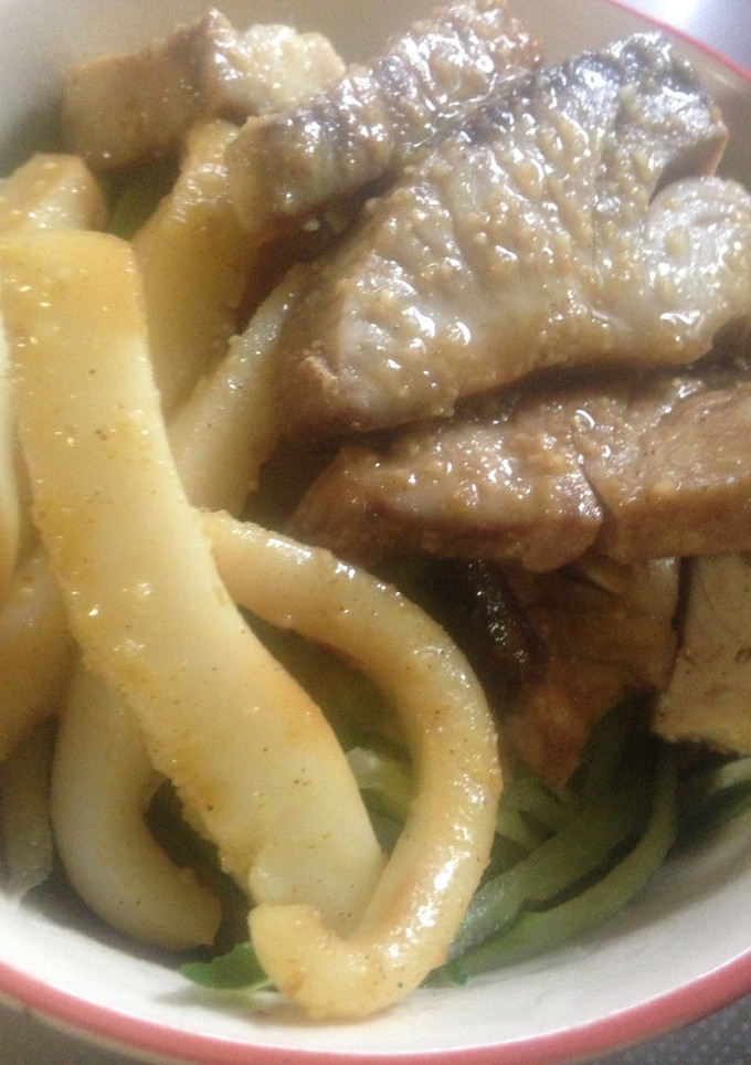 刺身ときゅうりの照り焼き丼☆-レシピのメイン写真
