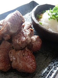 さっぱり美味!ヤギ肉ステーキおろしポン酢-レシピのメイン写真