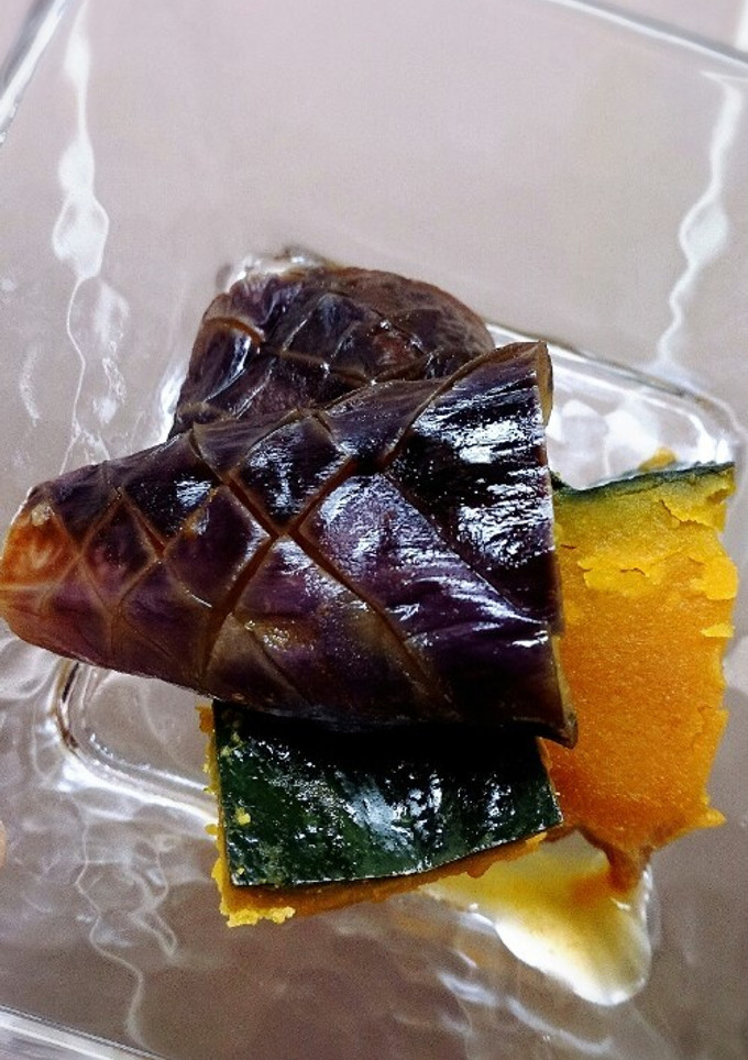揚げない！かぼちゃとなすの煮浸し 簡単-レシピのメイン写真