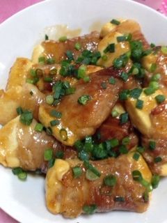 肉巻き豆腐 照り焼き味♡-レシピのメイン写真