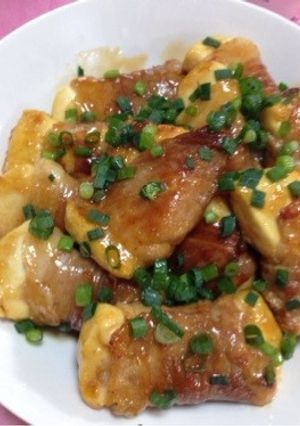 肉巻き豆腐 照り焼き味♡-レシピのメイン写真